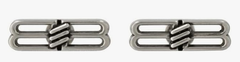Earrings, Men's BB ICON EARRINGS P Earrings ANTIQUE SILVER