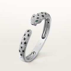 Panthère de Cartier bracelet, medium model, half-paved