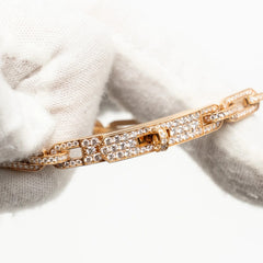 18kt SOLID HERMES LINK CHAIN 40.7CTW