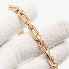 18kt SOLID HERMES LINK CHAIN 40.7CTW