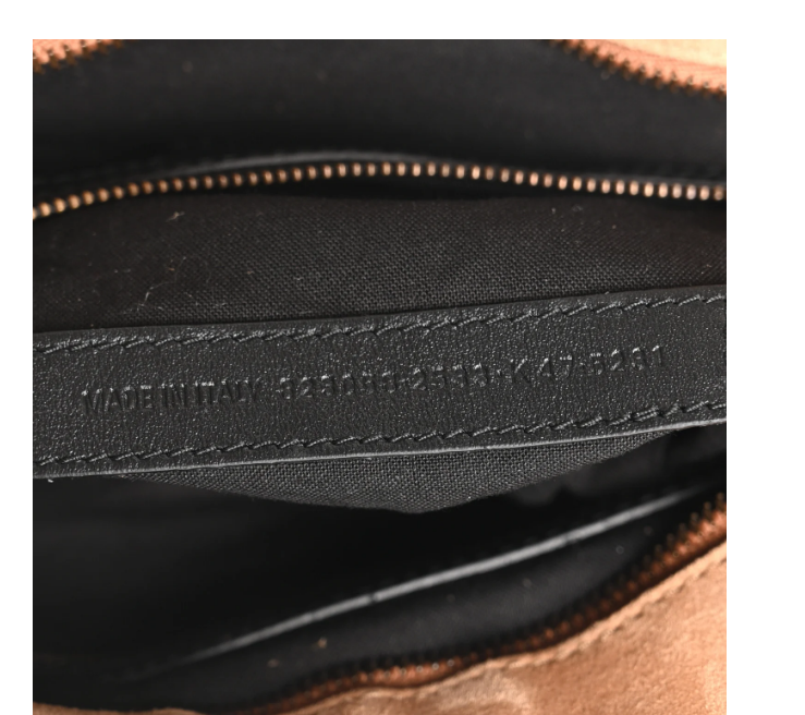 Suede Calfskin Classic Hardware Medium Le City Camel