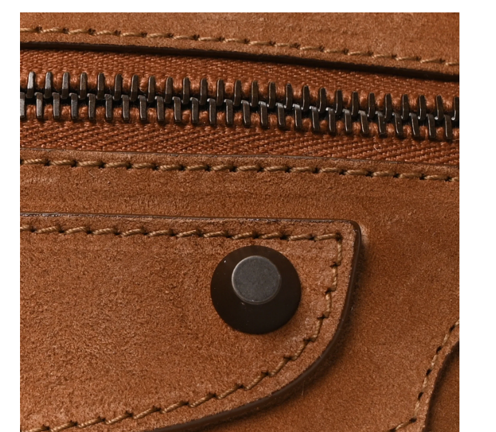 Suede Calfskin Classic Hardware Medium Le City Camel