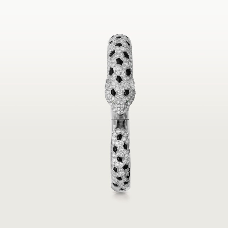 Panthère de Cartier bracelet, medium model, half-paved