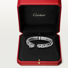 Panthère de Cartier bracelet, medium model, half-paved